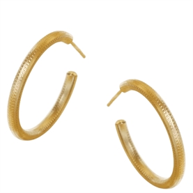 Dulong Esme Creol Slim Øreringe Lille, 18K Guld